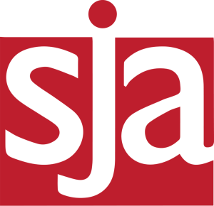 SJA Logo - Red & White SJA Only - 600